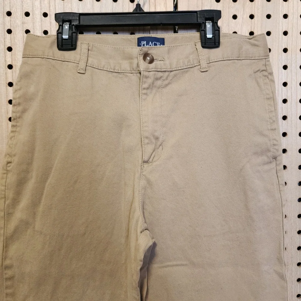Children's Place Girls Pants Size 18 Slim Uniform 100% Cotton